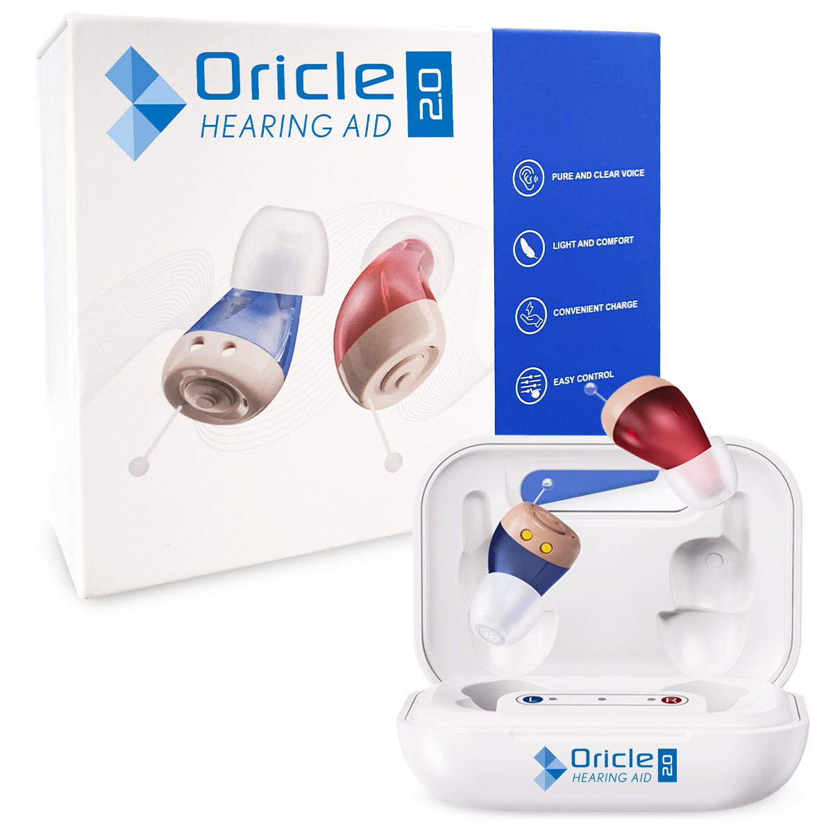 2x Oricle 2.0 Hearing Aids image