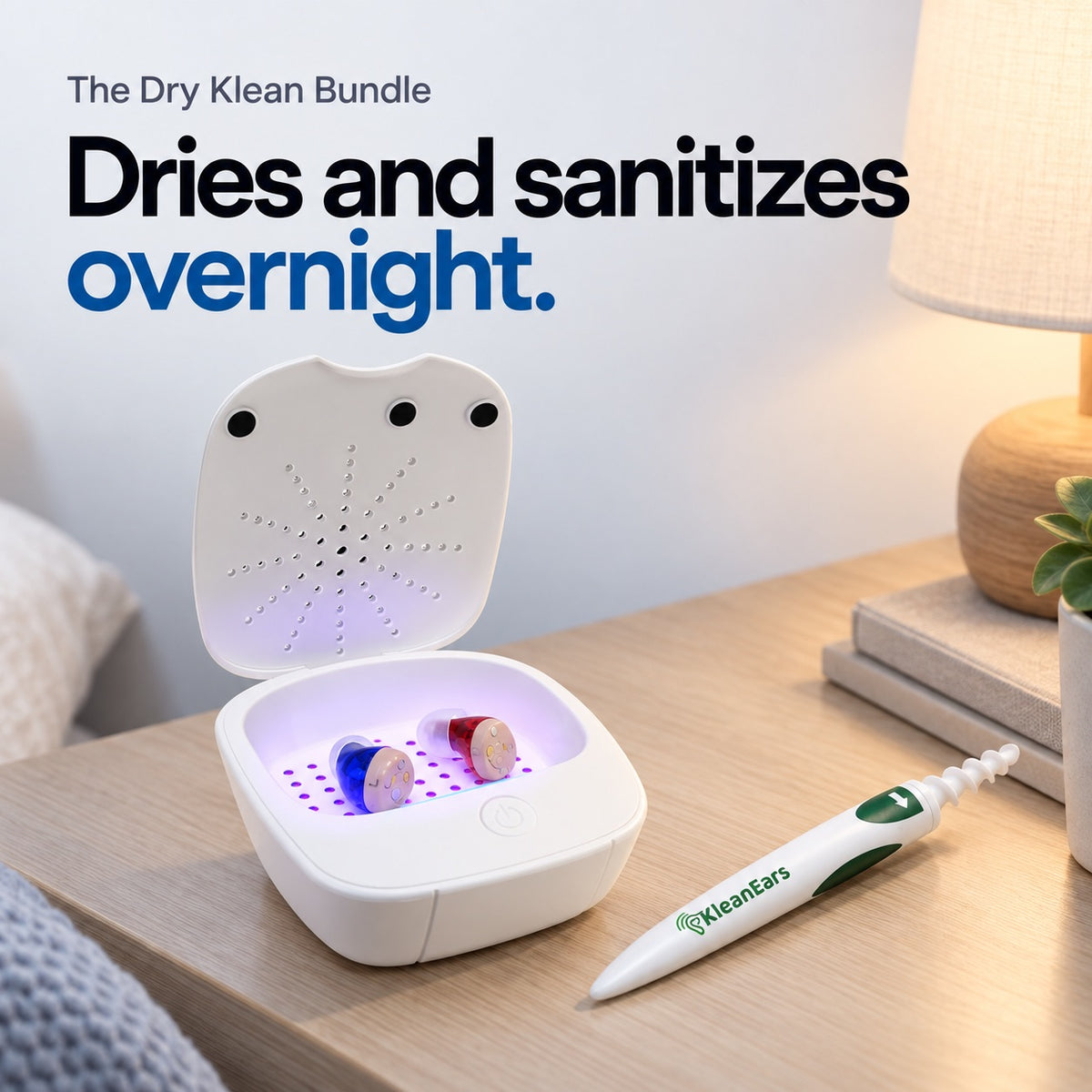 The Dry Klean Bundle. Dries and sanitizes overnight