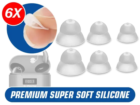 Oricle Hearing True Fit - BTE - Hearing Aid Tips - 6 pack - Monthly Oricle Hearing